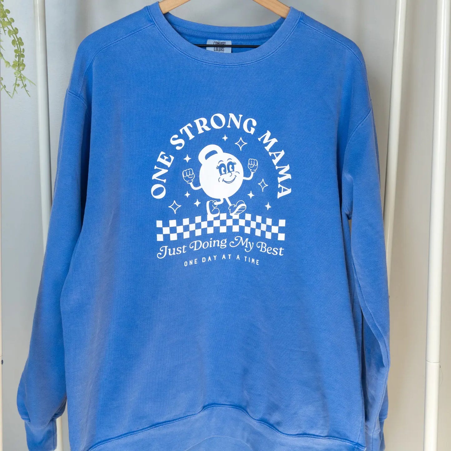 One Strong Mama KB Crewneck Sweatshirt Kelly Yager