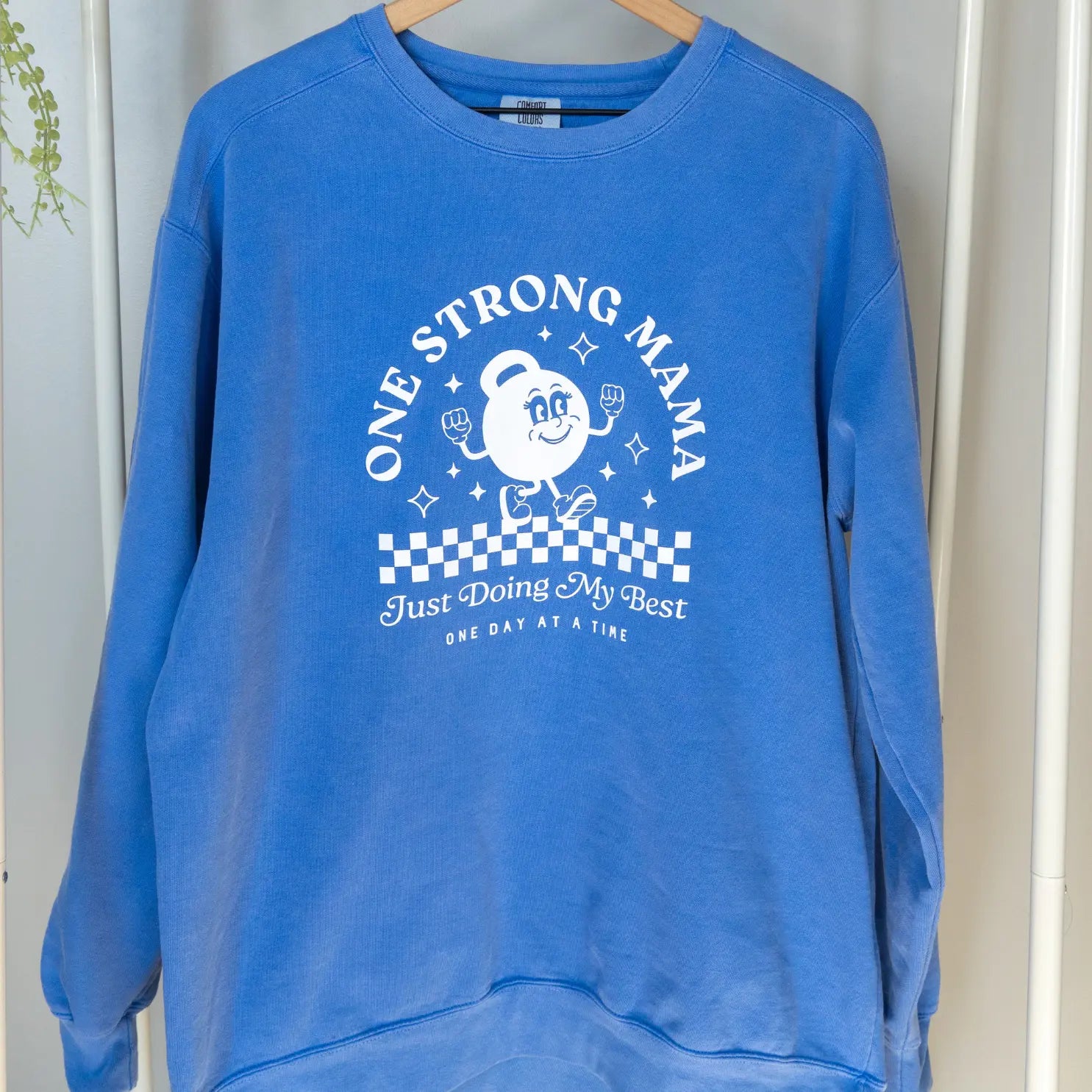 One Strong Mama KB Crewneck Sweatshirt Kelly Yager