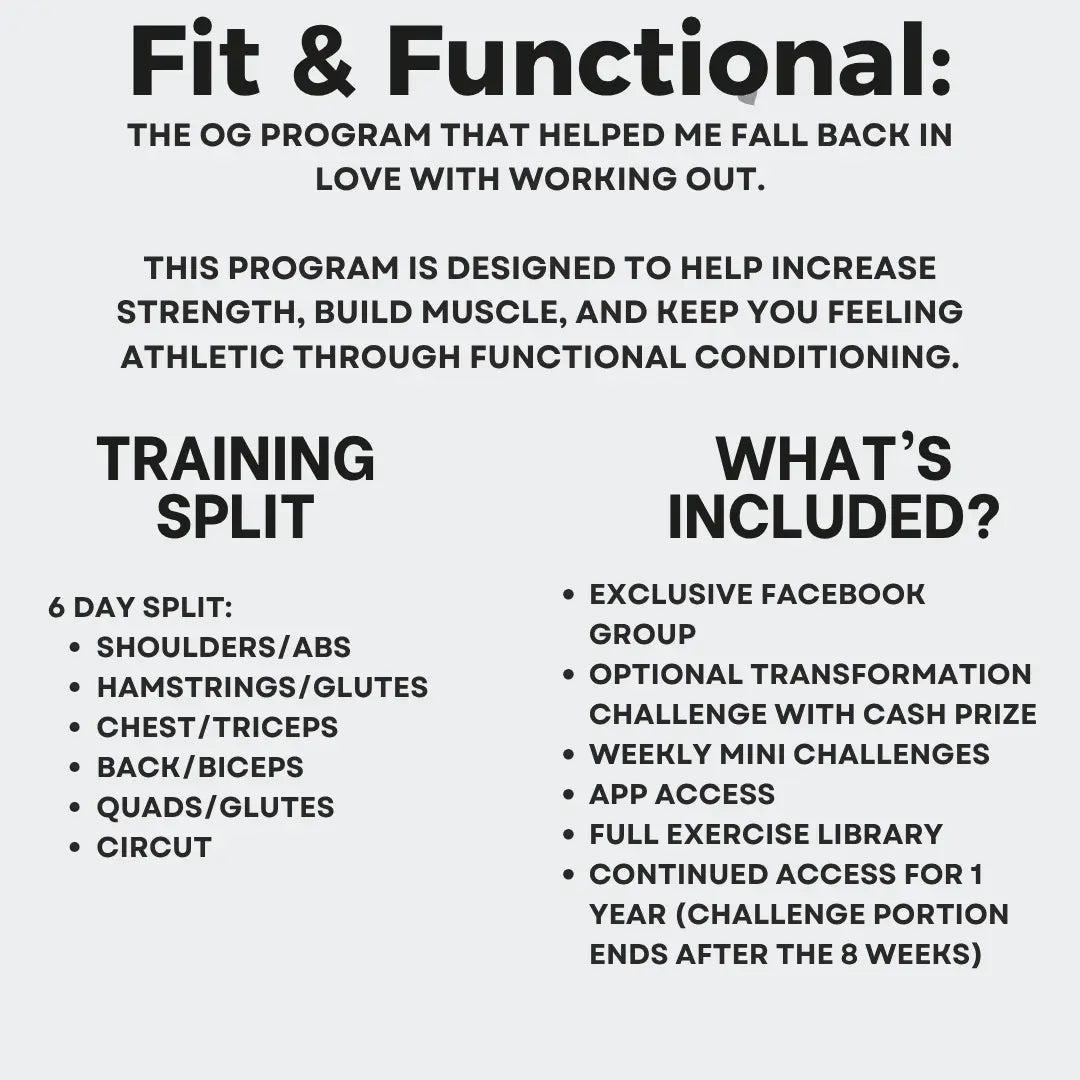 2025 NOVEMBER-DECEMBER FIT & FUNCTIONAL Kelly Yager