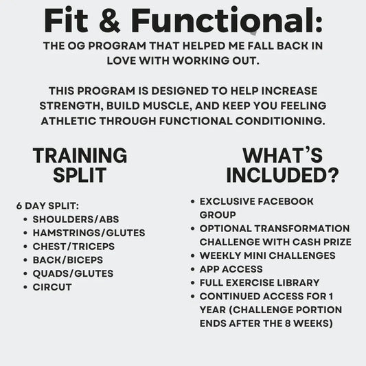 2025 NOVEMBER-DECEMBER FIT & FUNCTIONAL Kelly Yager