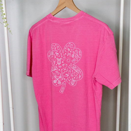 Lucky to be mommin’ T Shirt - Crunchberry
