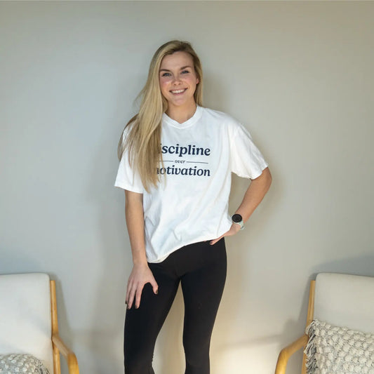 Discipline Over Motivation T Shirt Kelly Yager