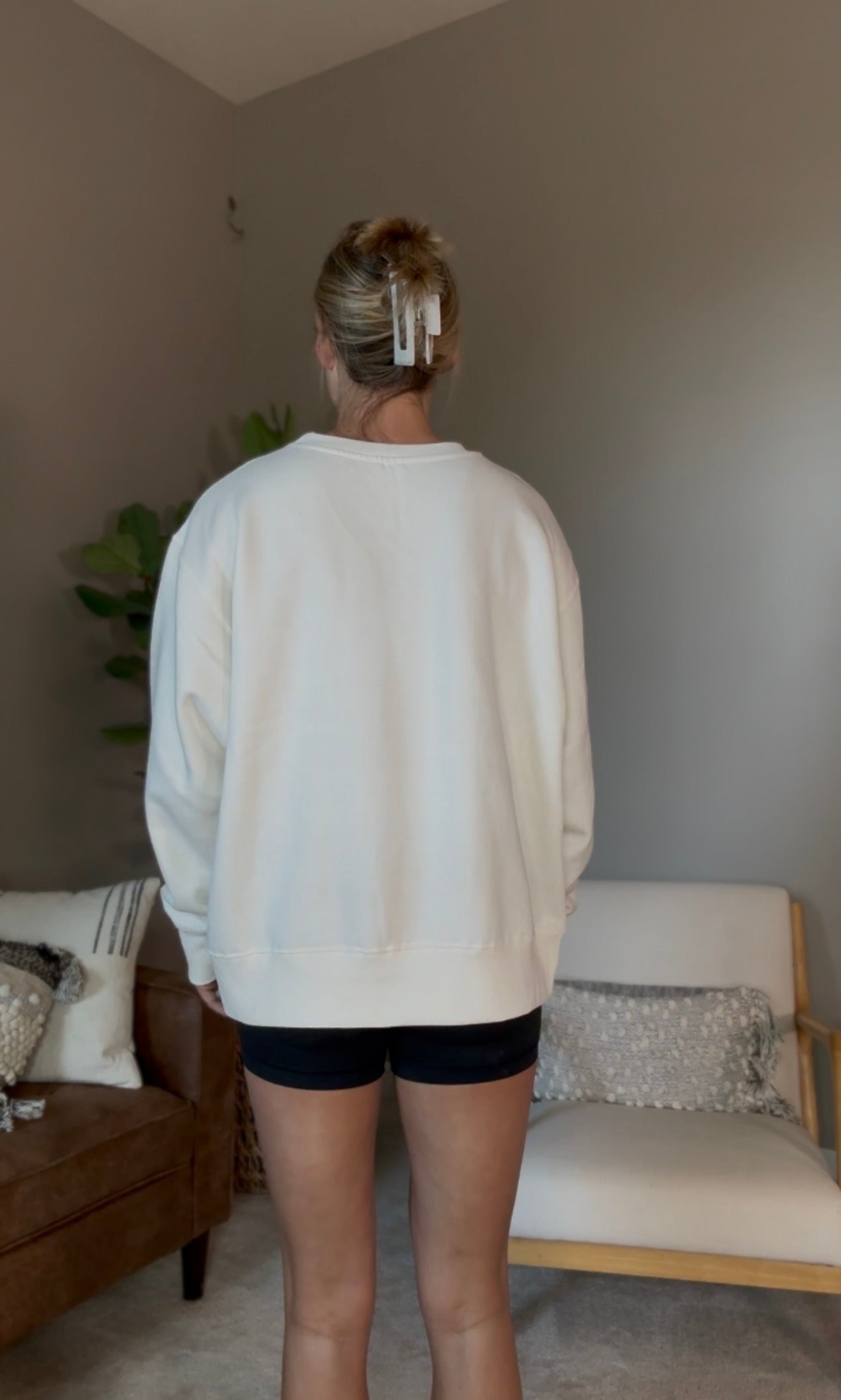 Burn Club Members Only Crewneck - White