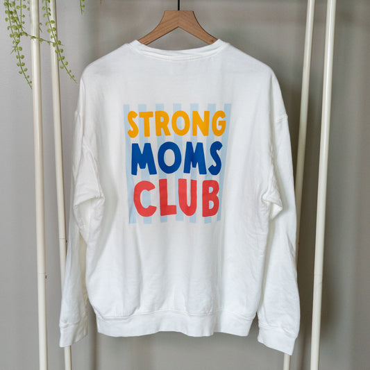 Strong Moms Club Crewneck - Stripes