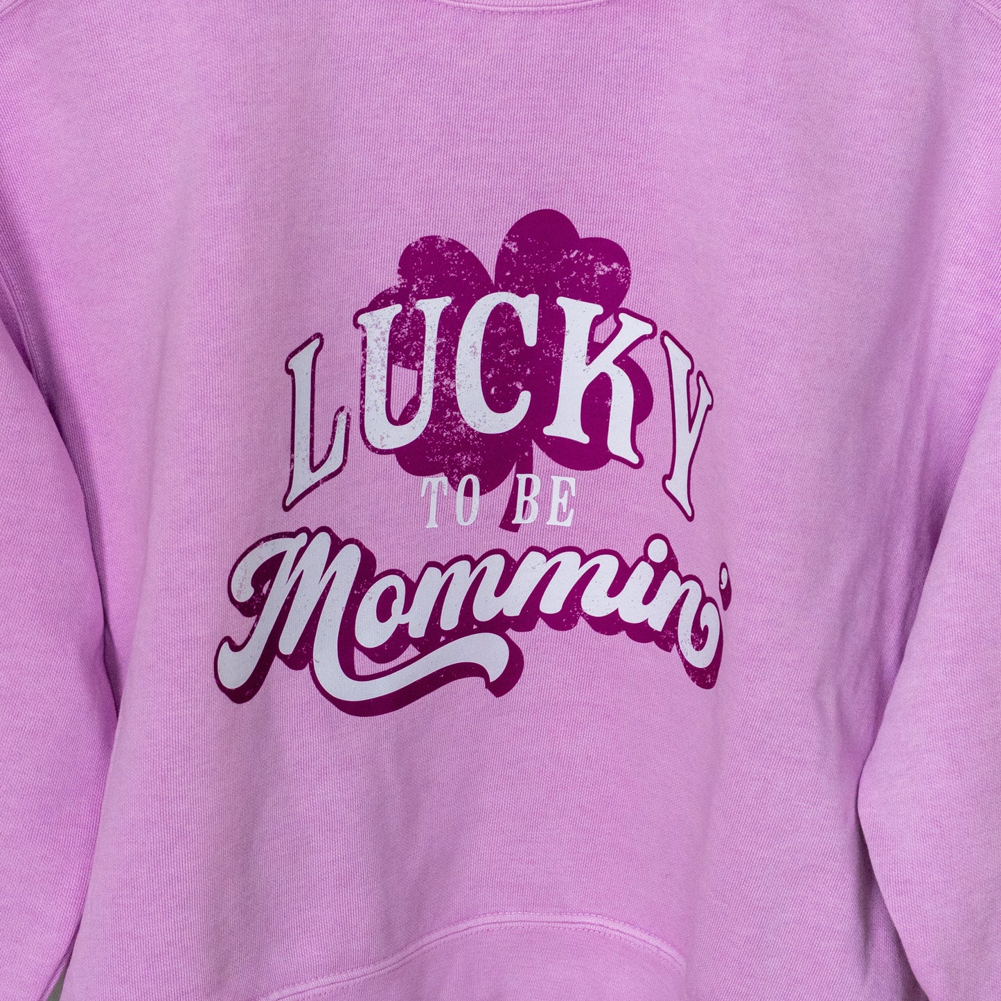 Lucky to be mommin’ Crewneck