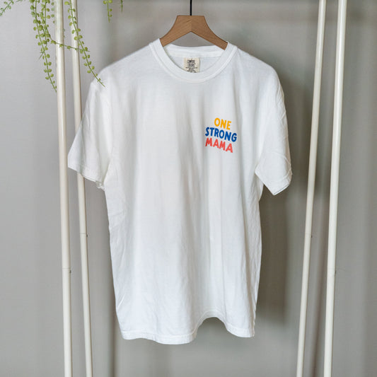 Strong Moms Club T Shirt - Stripes