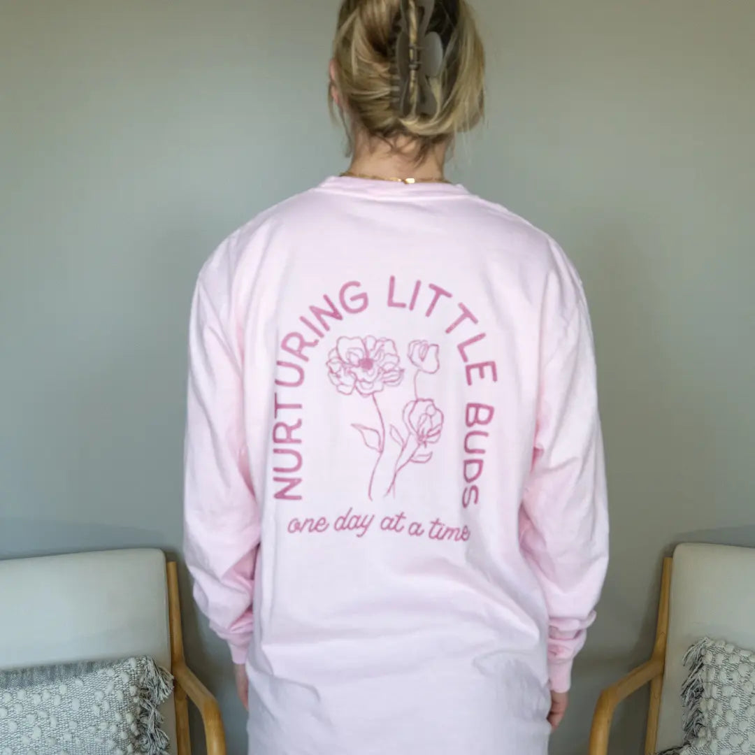 Nurturing Little Buds Long Sleeve - PINK Kelly Yager