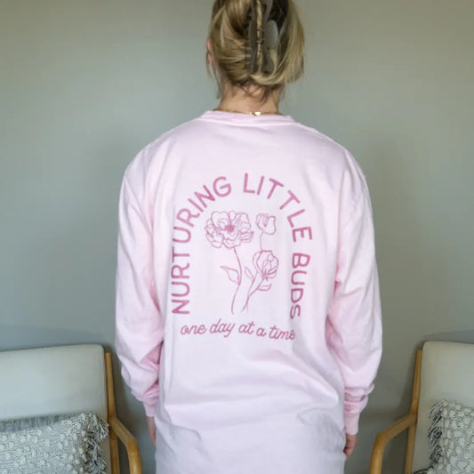 Nurturing Little Buds Long Sleeve - PINK Kelly Yager
