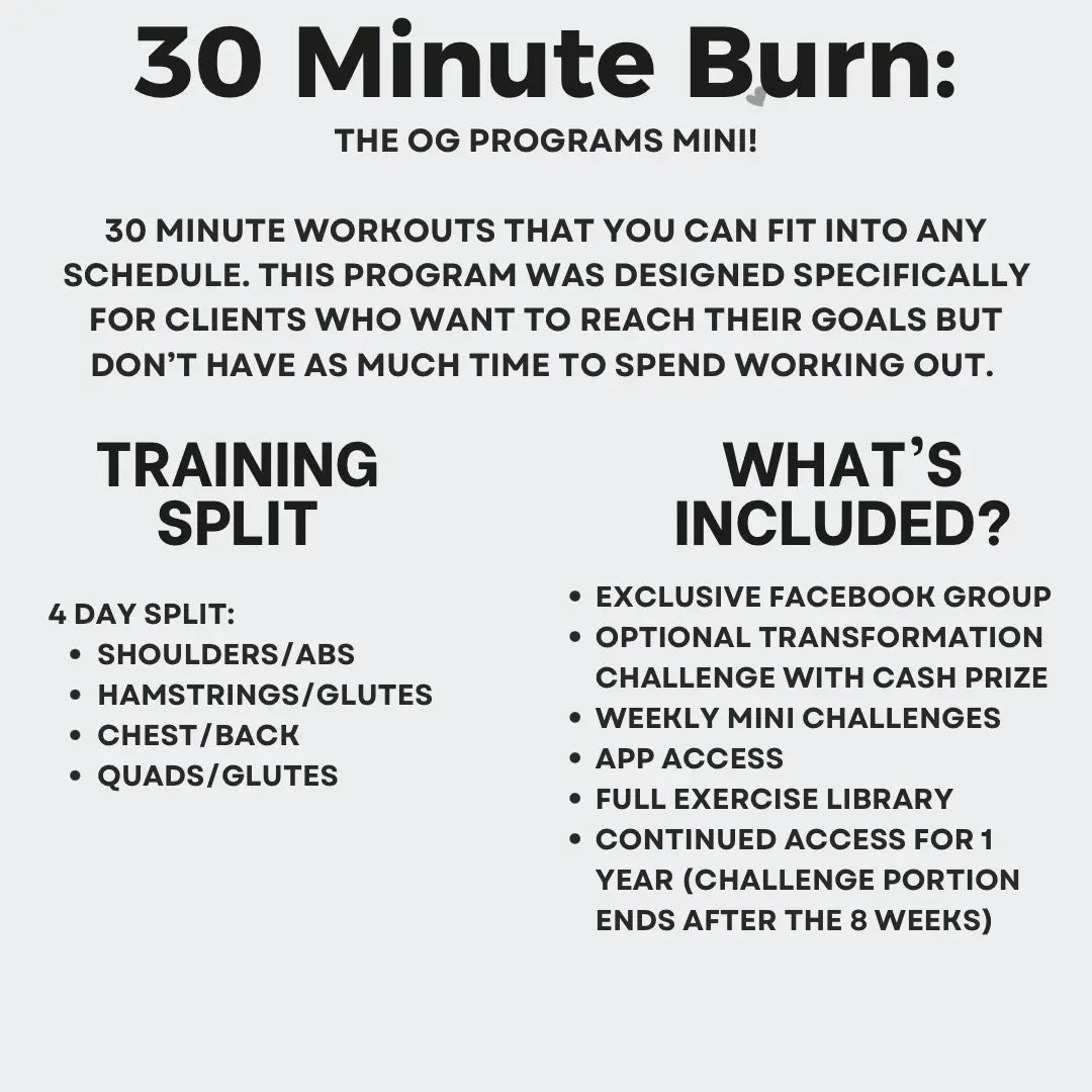 2026 JAN-FEB 30-MIN BURN Kelly Yager