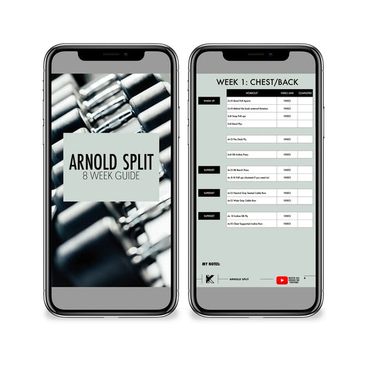 ARNOLD SPLIT- 8 WEEK GUIDE Kelly Yager
