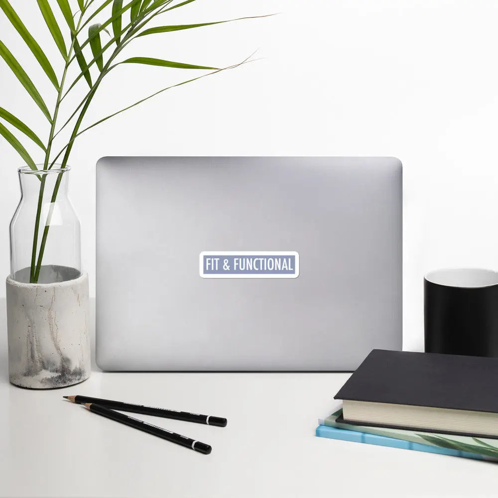Bubble-free stickers - FIT & FUNCTIONAL - Pigeon Blue Kelly Yager