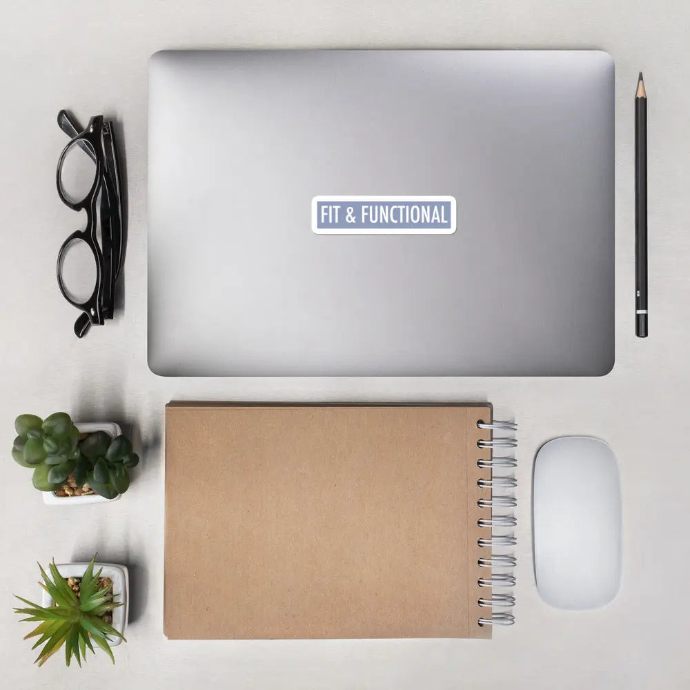 Bubble-free stickers - FIT & FUNCTIONAL - Pigeon Blue Kelly Yager